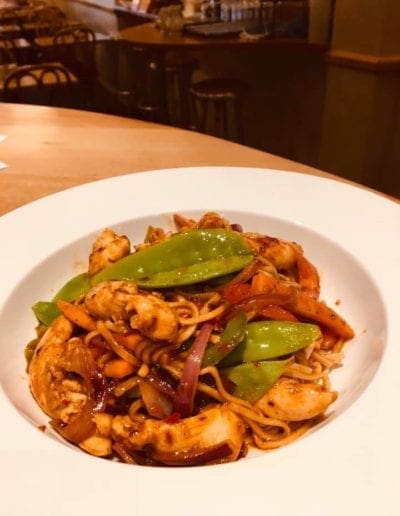 Chicken Noodles Dinner The Gate Restaurant and Cafe Navan Meath