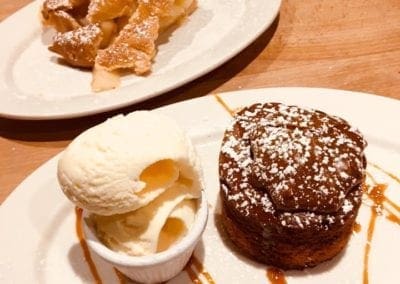 Muffin Syrup Dessert Ice Cream The Gate Restaurant and Cafe Navan Meath