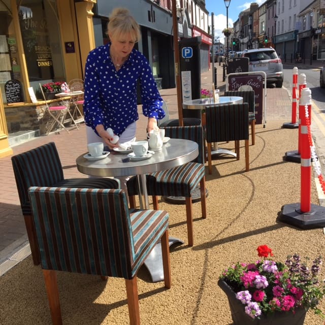 the gate restaurant outdoor seating area navan
